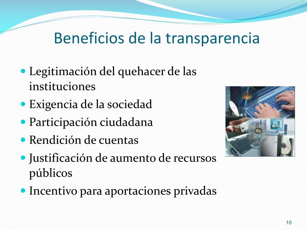 beneficios de la transparencia