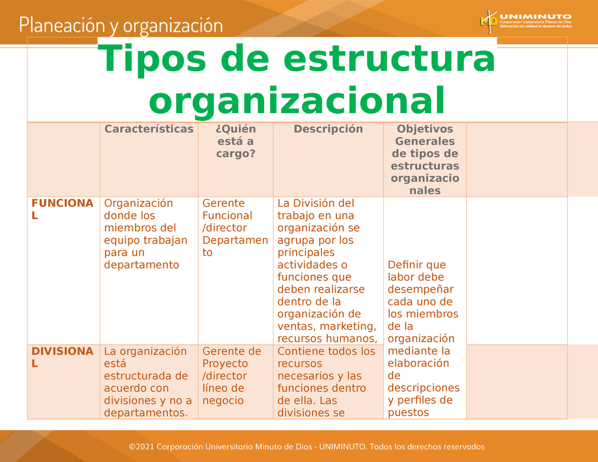 proceso de diseo de un organigrama